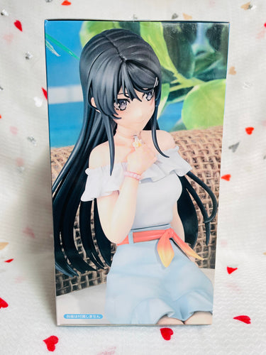 Rascal Does Not Dream of Bunny Girl Senpai Noodle Stopper PVC Statue Mai Sakurajima Summer Outfit Ver. 15 cm FuRyu